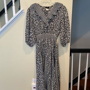 Cheetah Print Diane Frez Dress